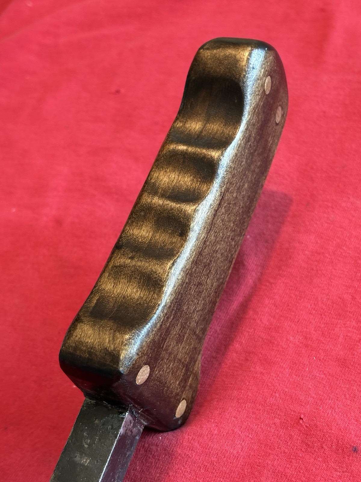 WW1 1914-1918 ENGLISH TRENCH SPIKE KNIFE - NEW WOOD GRIP