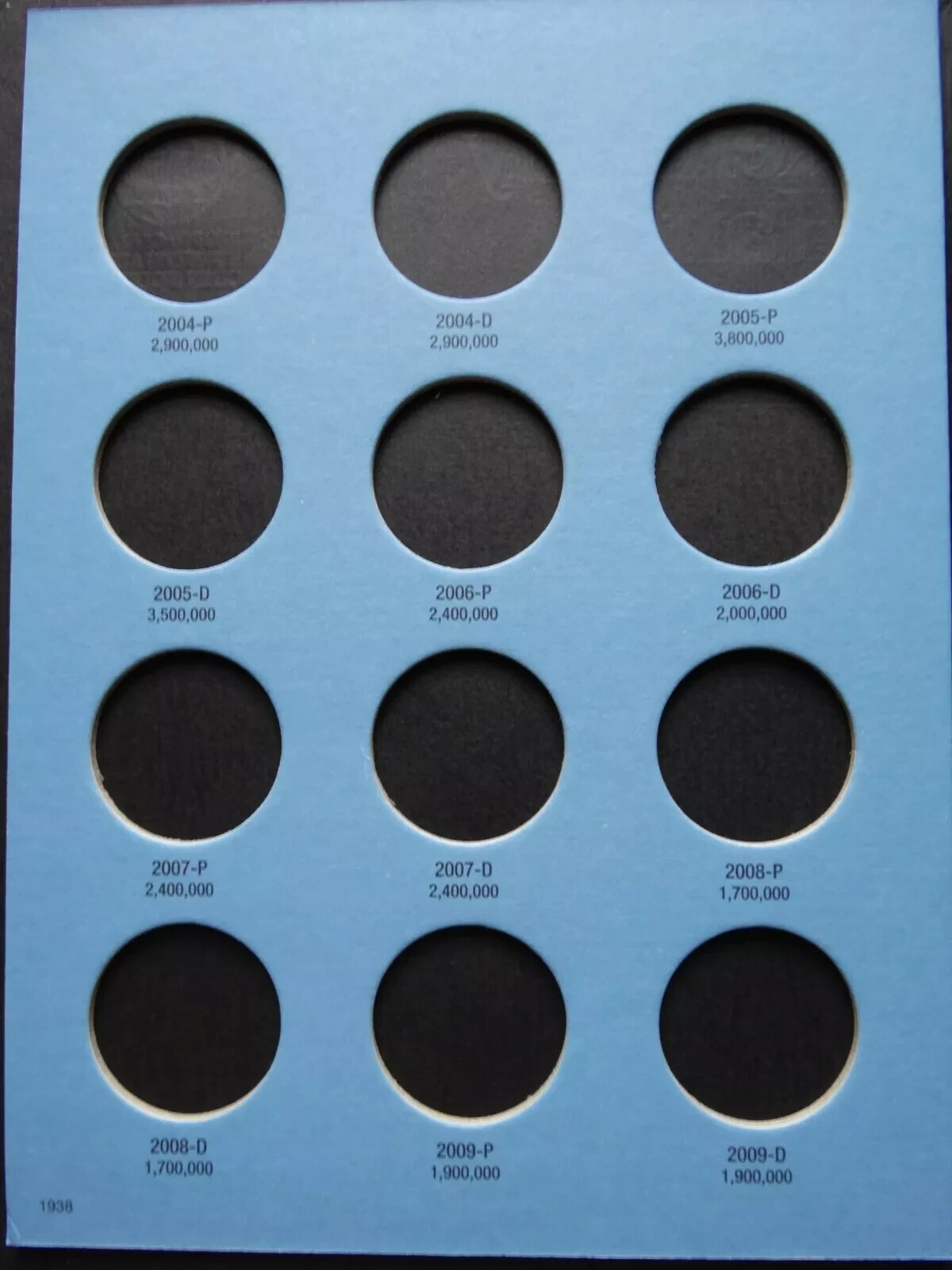 Set of 4 - Whitman Kennedy Half Dollar Coin Folders Number 1-4 1964-2025 Book