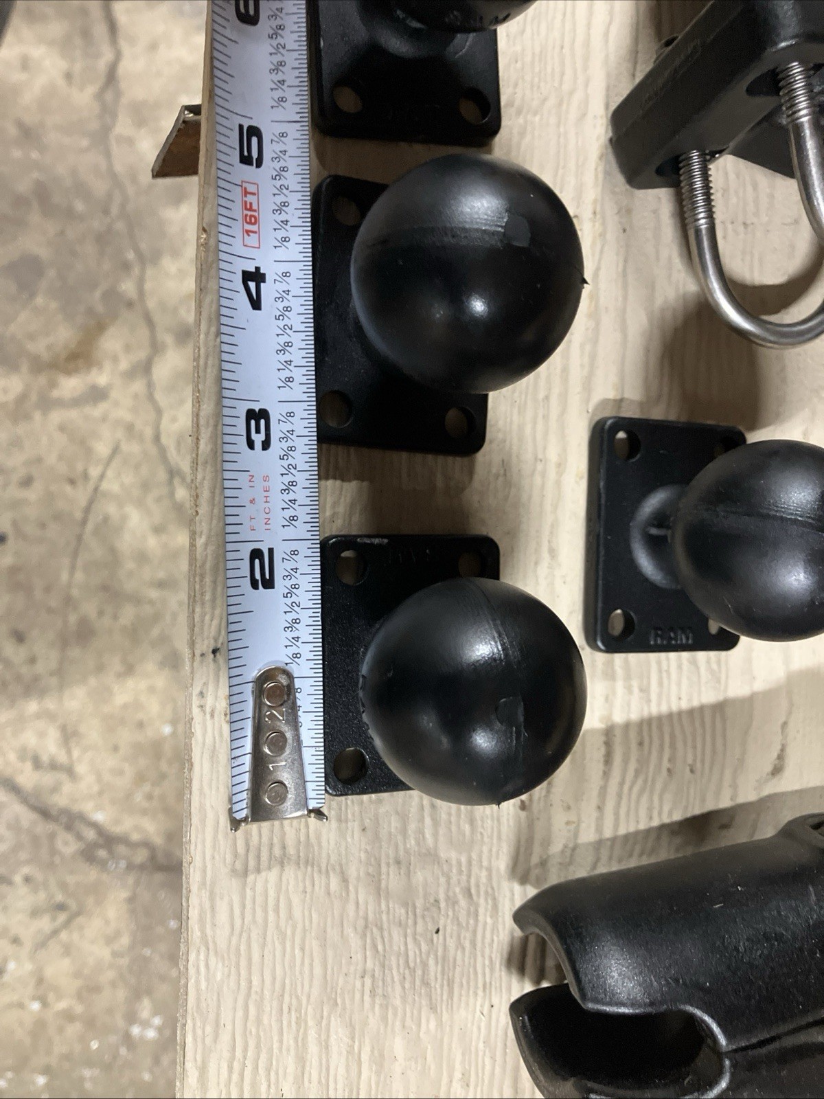 14 Pc RAM® 1.5" C-Size Ball Mount Double Socket Arm Assortment Set