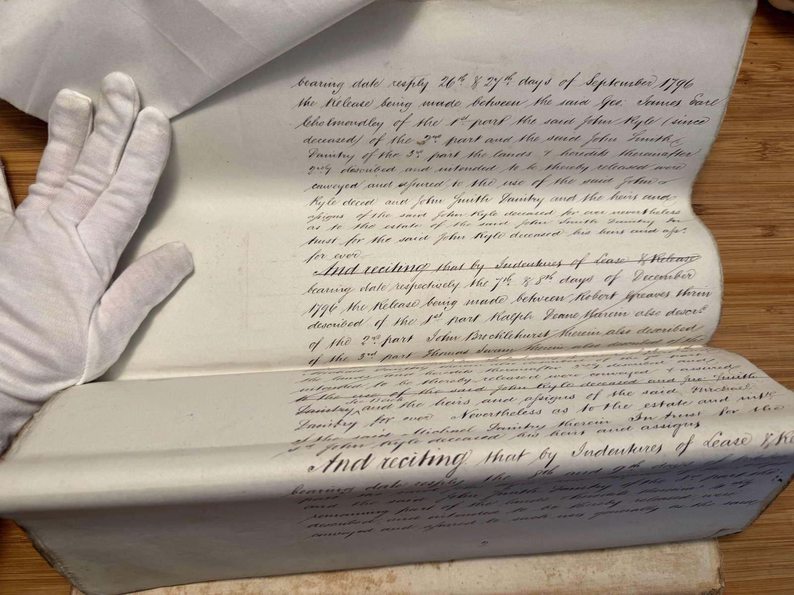 1867 Rare MASSIVE Vellum Abstract of Title Macclesfield Cheshire Manuscript 46pg