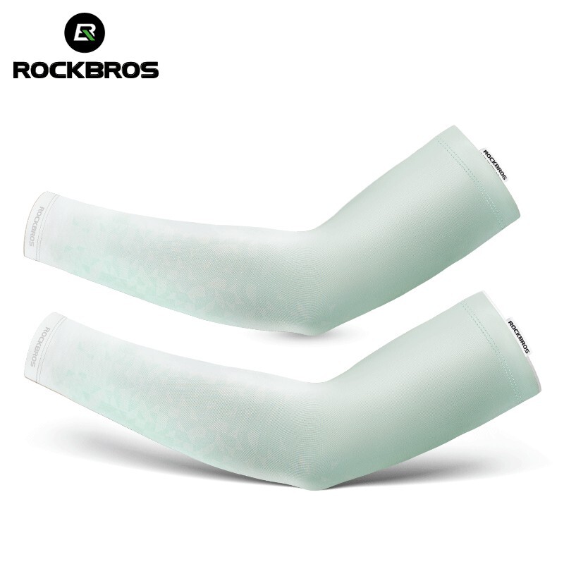 ROCKBROS Arm Sleeves UV Protection Ice Silk Arm Sleeves Comfort High Elasticity