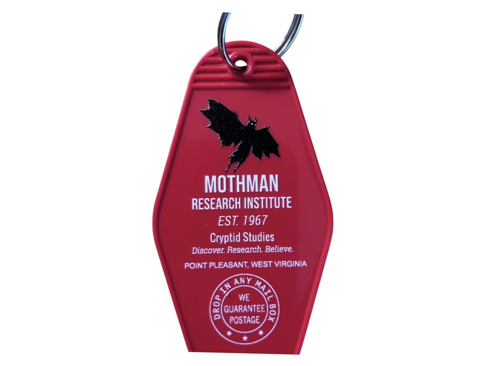 MOTHMAN Research Institute Keytag New Keychain with Free Shipping