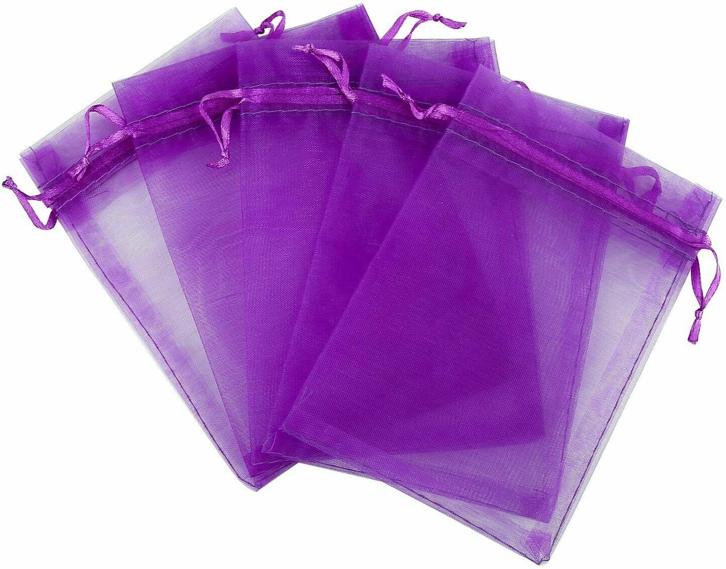 New "4x6" Drawstring Organza Bags Jewelry Pouches Wedding Party Favor Gift Bags