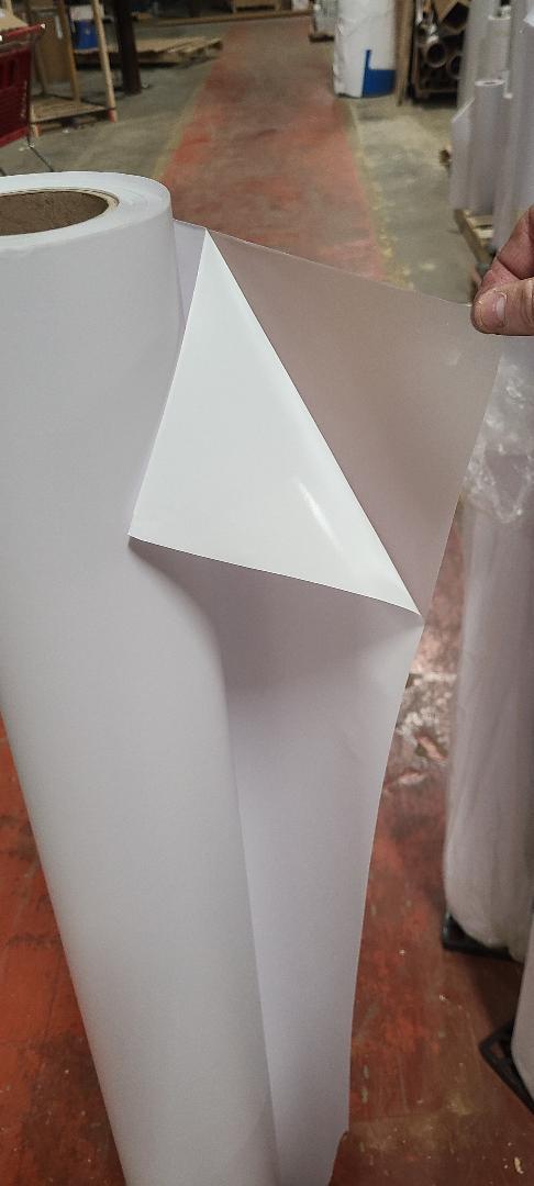 3.0 mil Gloss Clear Vinyl Cold Pressure-Sensitive Laminate Self-Adhesive UV 4-YR