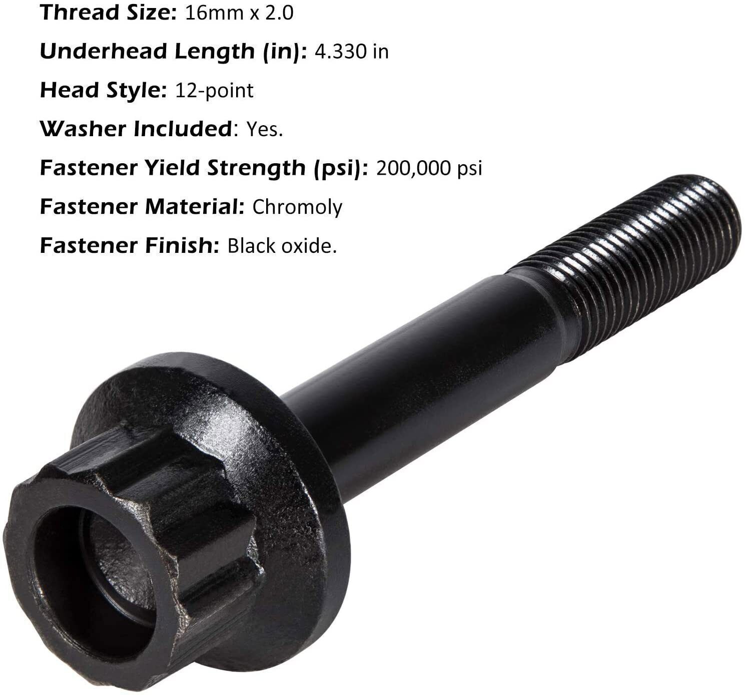 For Chevy Crank Harmonic Balancer Bolt replaces ARP 234-2503 for LS1 LS2 LS3 LS6