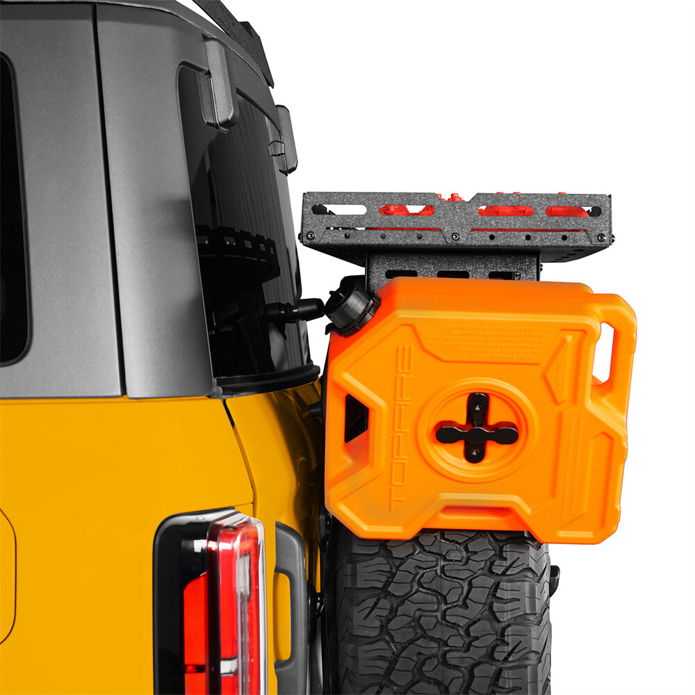 Spare Tire Mount Utility Cargo Basket Storage Carrier Fits for 30" to 40" Tire