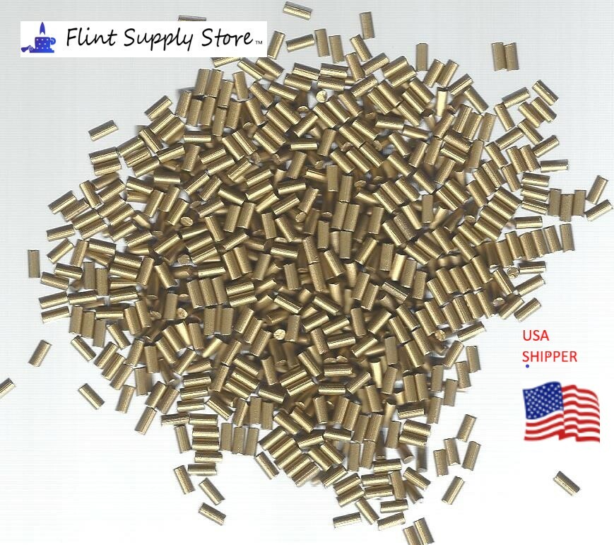 100 Gold Lighter Flints Fits Clipper Mini, Zippo Lighters, more, Ships from USA