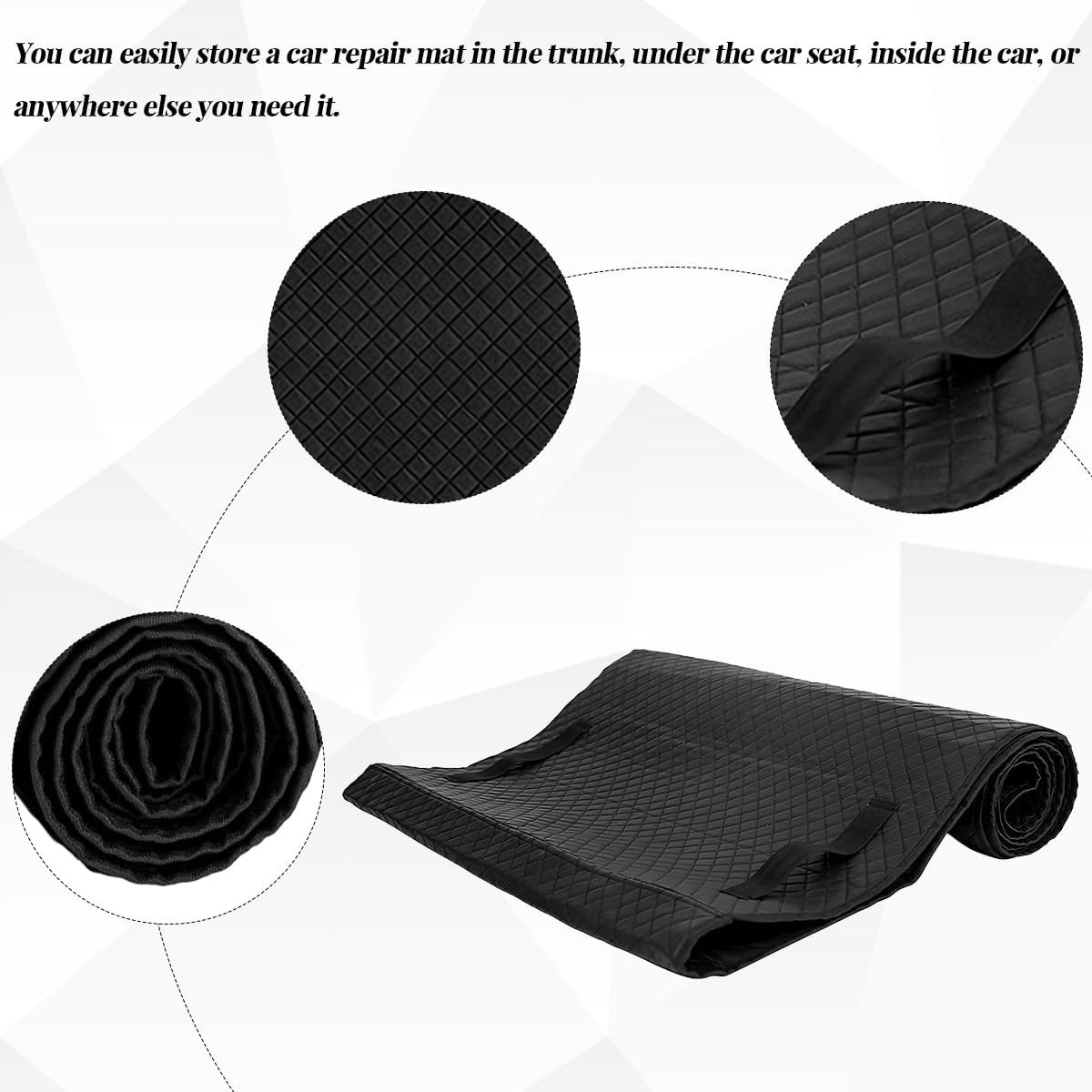 Magical Car Rolling Creeper Mat, 58 x 27 Inch Anti-Slip Under Vehicle Repair