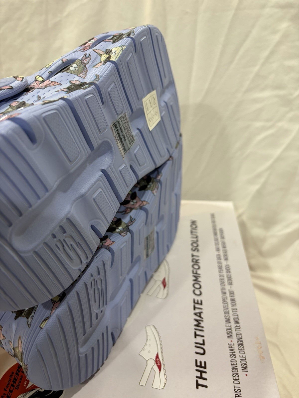 Skechers Womens Foamies Arch Fit Windy Kitty, Periwinkle, Size 9 M