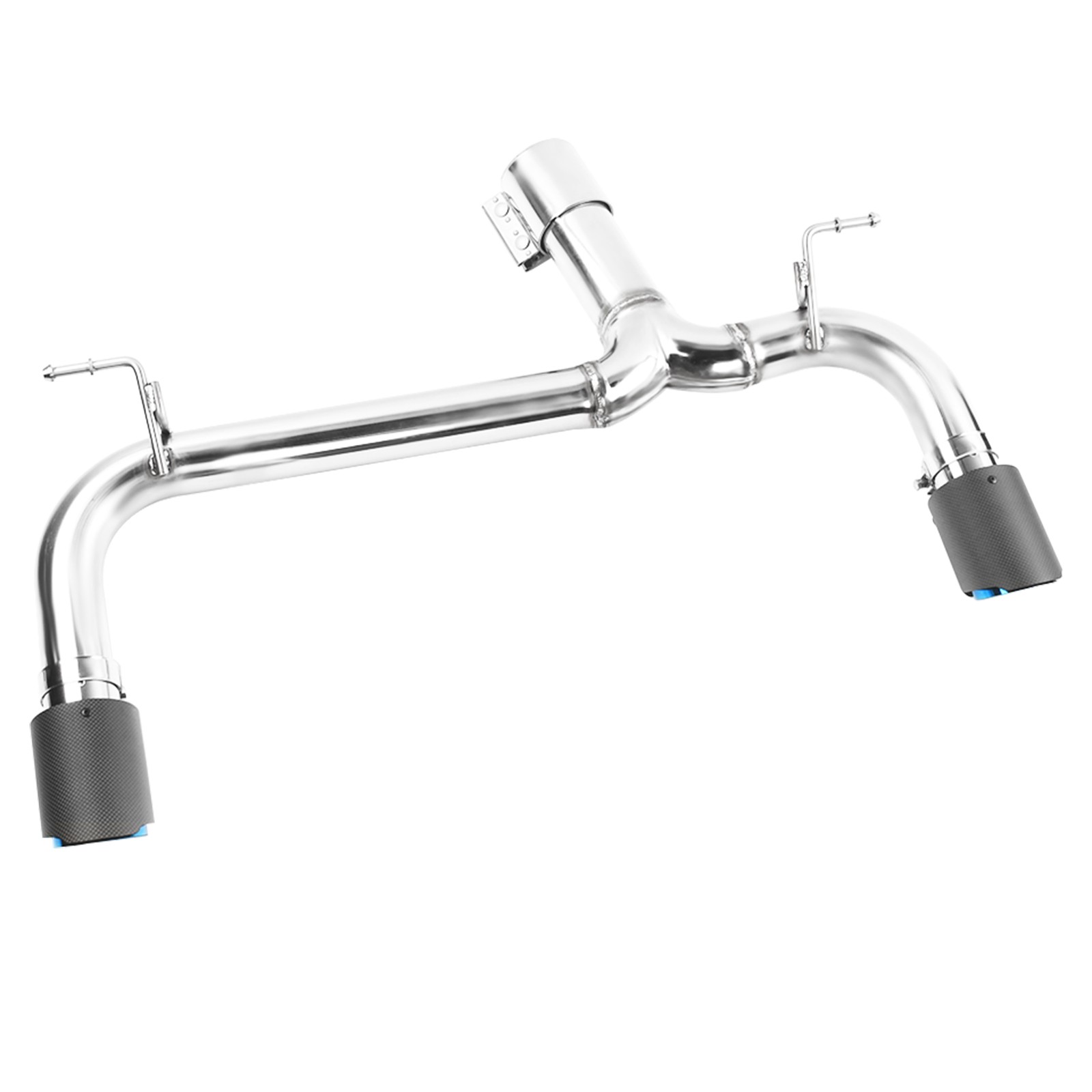 For BMW F30 F32 335i 435i 2012-16 Black Chrome Carbon Axle Back Muffler Exhaust