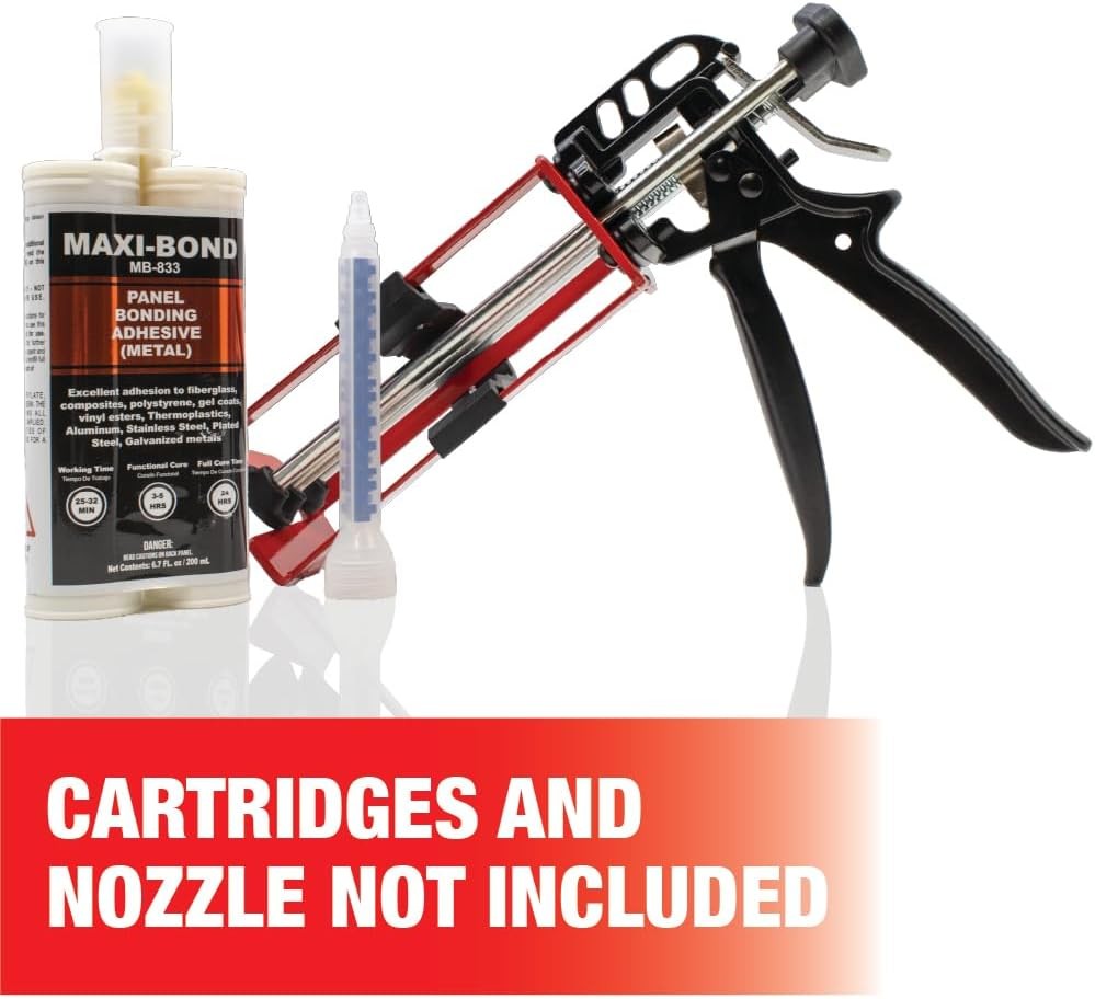 LAUCO Epoxy Gun Dual Cartridge 200 ml, Dual Cartridge Epoxy Gun, (33093)