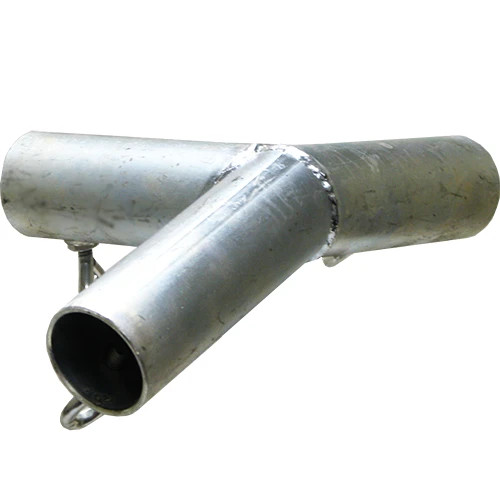 Canopy Fitting-3 Way Low Peak Top End Fitting 102°, 16 Gauge Steel (Choose Size)