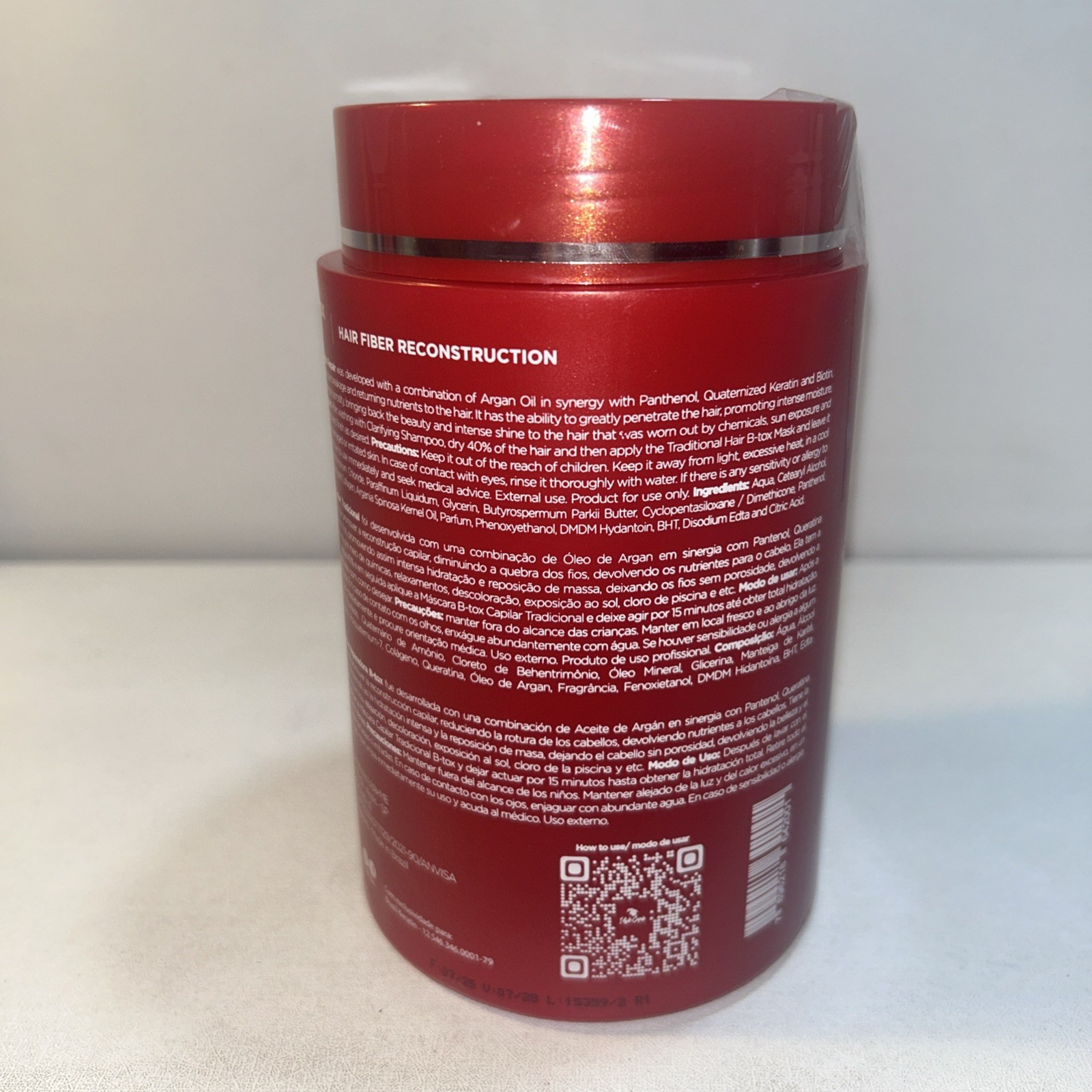 Revenna Repair Hair B-Tox Ciruga Capilar Para El Cabello 1 Kg Sealed