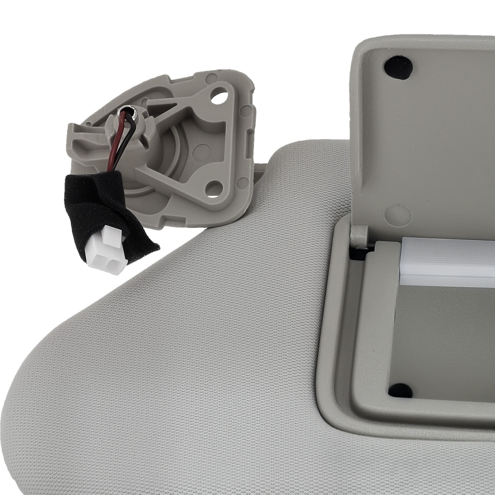 Driver+Passenger with Light Sun Visor for Nissan Altima 13-18 96401-3TA2A Gray