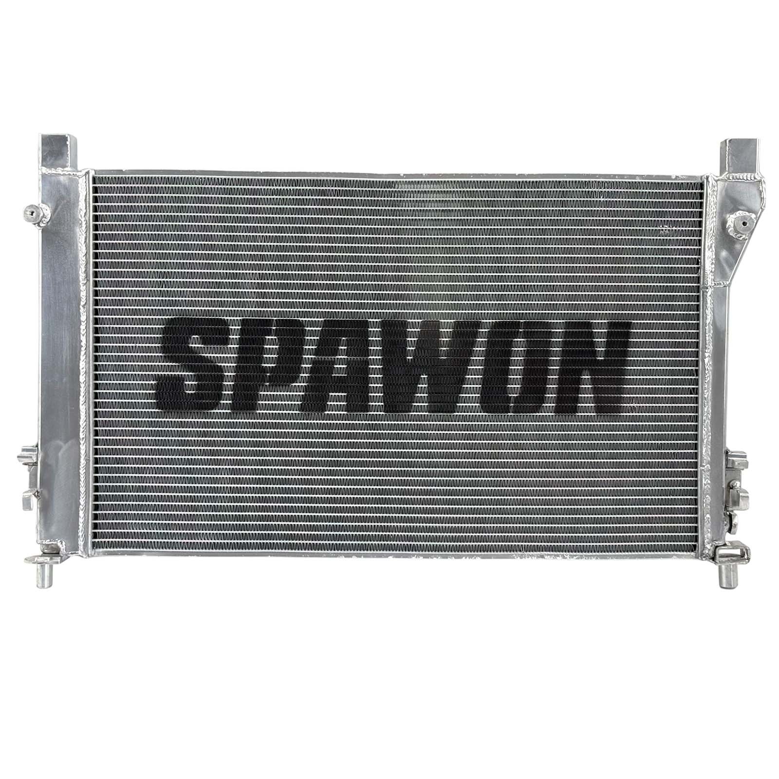 3Row SPAWON Radiator For Mercedes Benz C230 C240 C280 CLK320 CLK350 2001-2009 AT