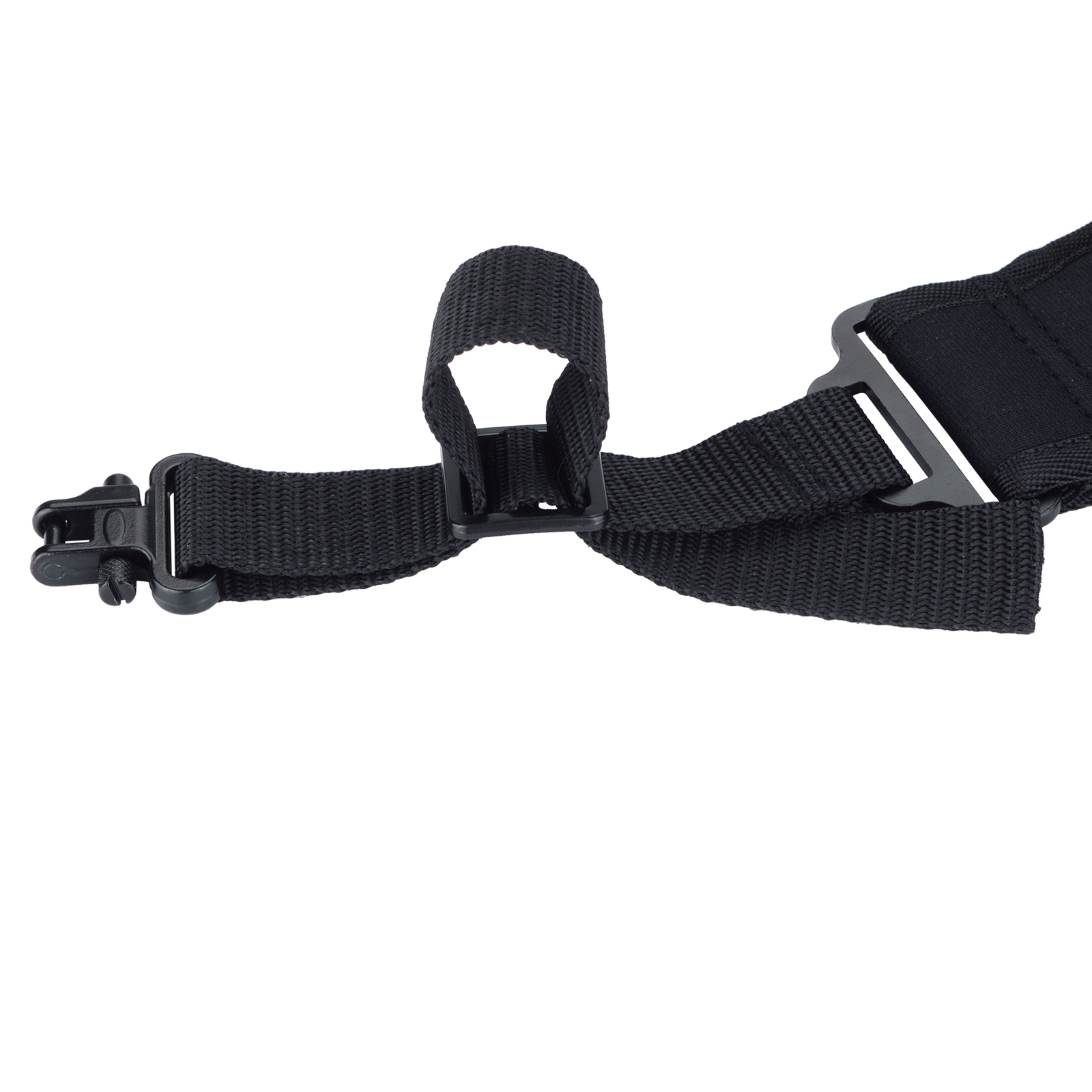 Black Shotgun Sling with 25 Shell Holder, 2 Point Non-Slip Adjustable Ammo Sling