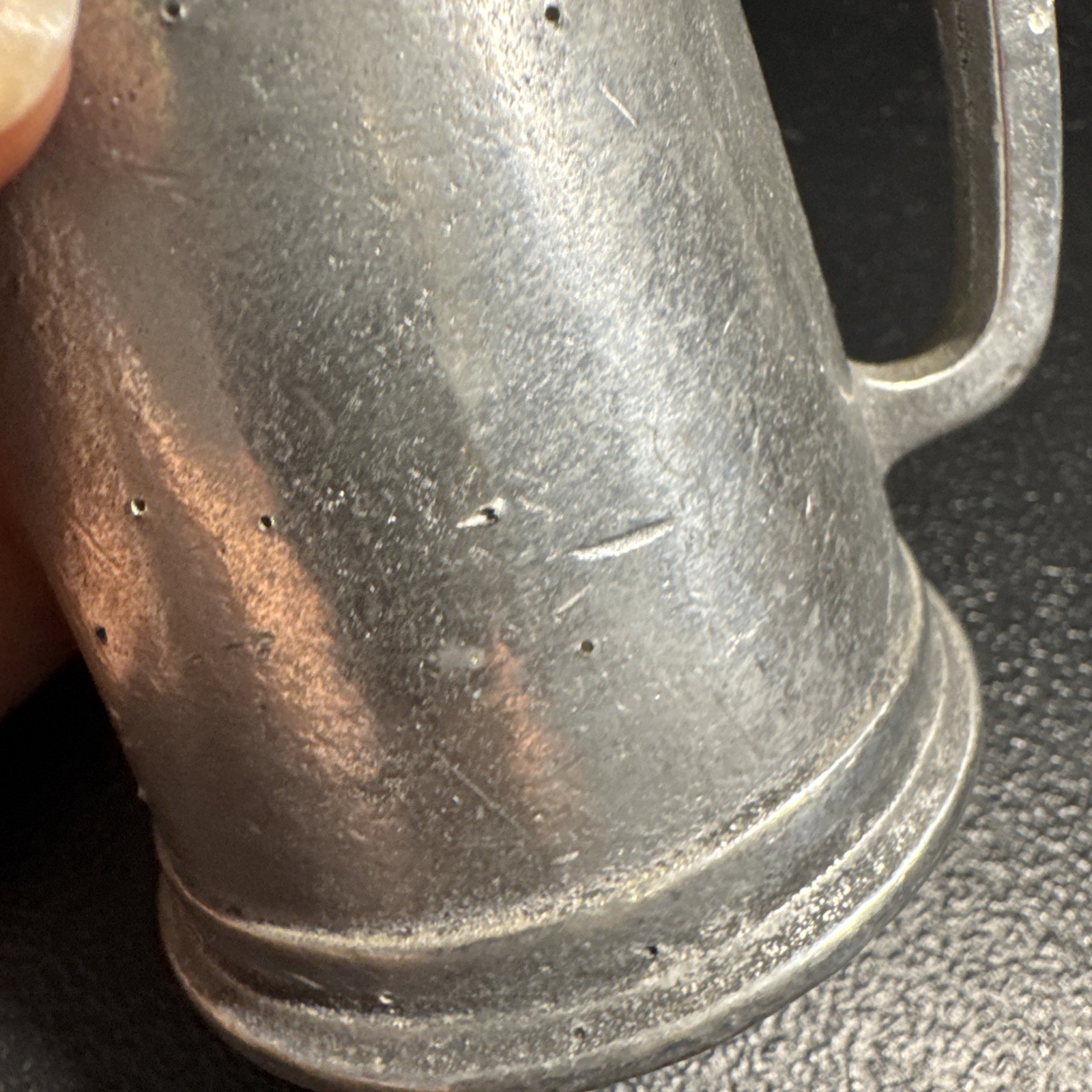 VTG Metal Cast Tankard Beer Mug Solid Heavy