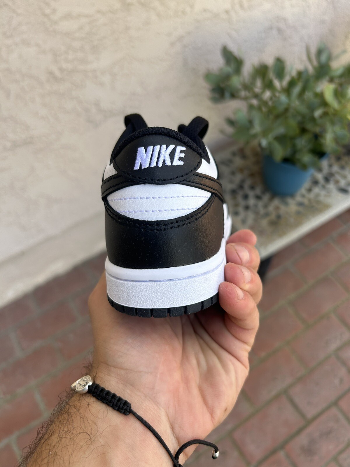 Nike Dunk Low Retro White Black Panda 2021 (PS) CW1588-100 New US Preschool Size