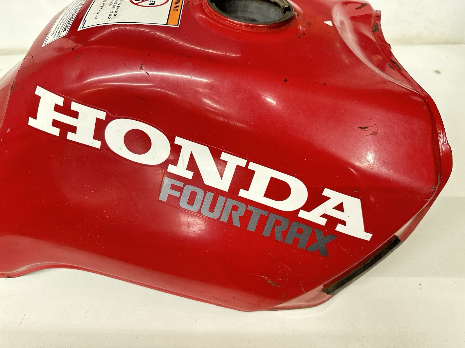 USED OEM 93-00 HONDA TRX300 TRX 300 TRX300FW FOURTRAX RED GAS FUEL TANK