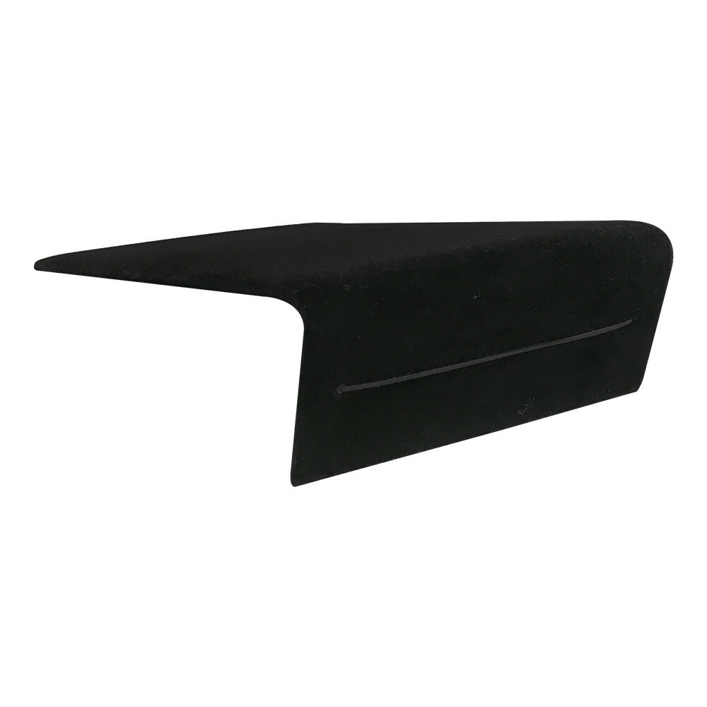 8'' x 4-3/4'' Black Velvet Large Ramp Jewelry Necklace Display Holder Show Case