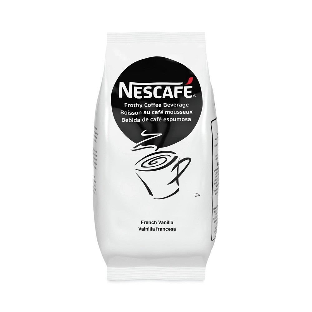 Nescafe 99019CT 2 lb Bag Frothy Coffee Beverage - French Vanilla (6/Carton) New
