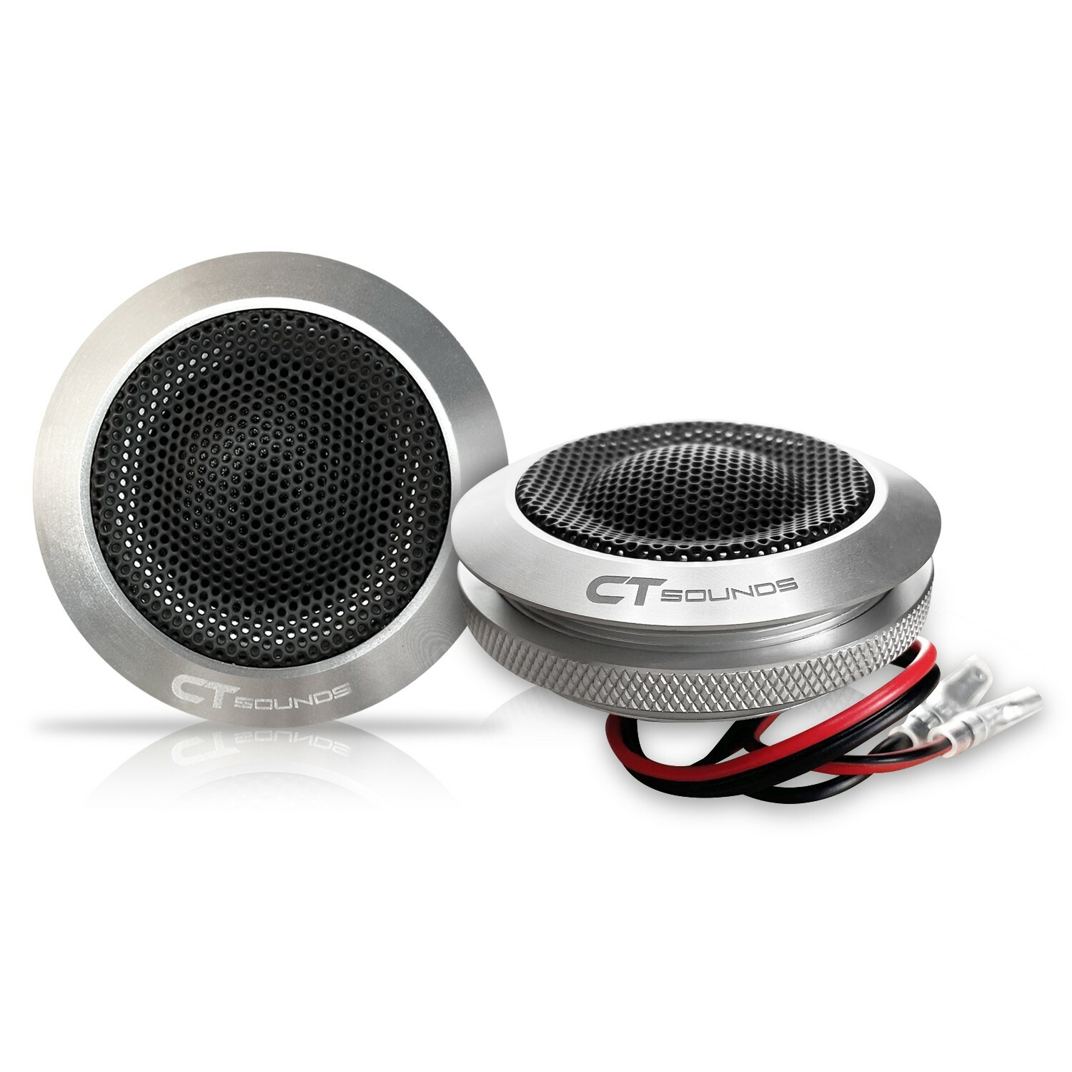 CT Sounds Meso 25mm 100 Watt Flush-Mount Silk-Dome Tweeters, Pair