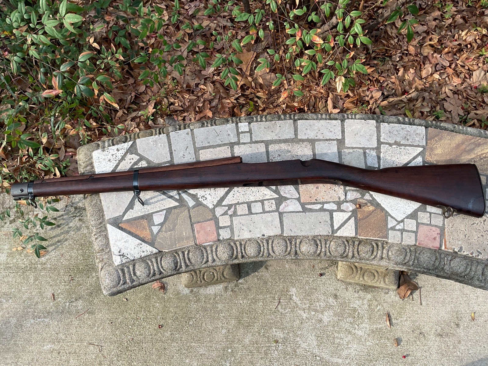 REMINGTON 1903A3 stock, handguard and hardware as shown.