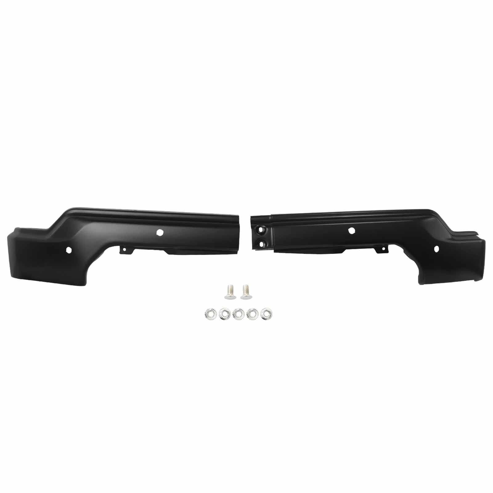 Front Bumper For 2019-2021 GMC Sierra 1500 Black With Sensor holes