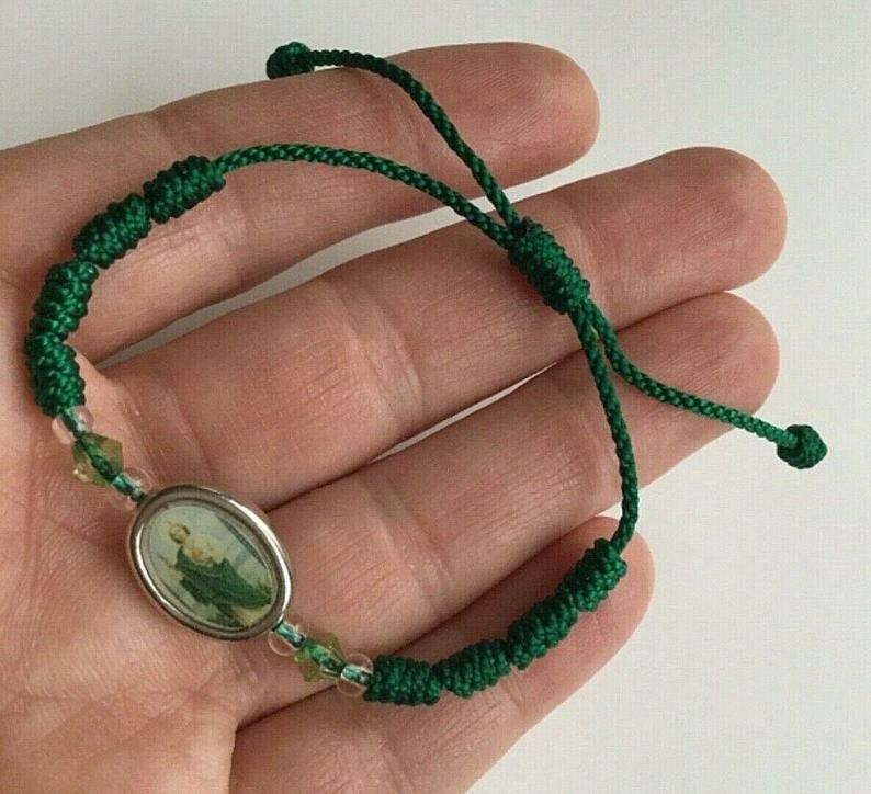 San Judas Tadeo Saint Jude Adjustable Bracelet, Free Shipping