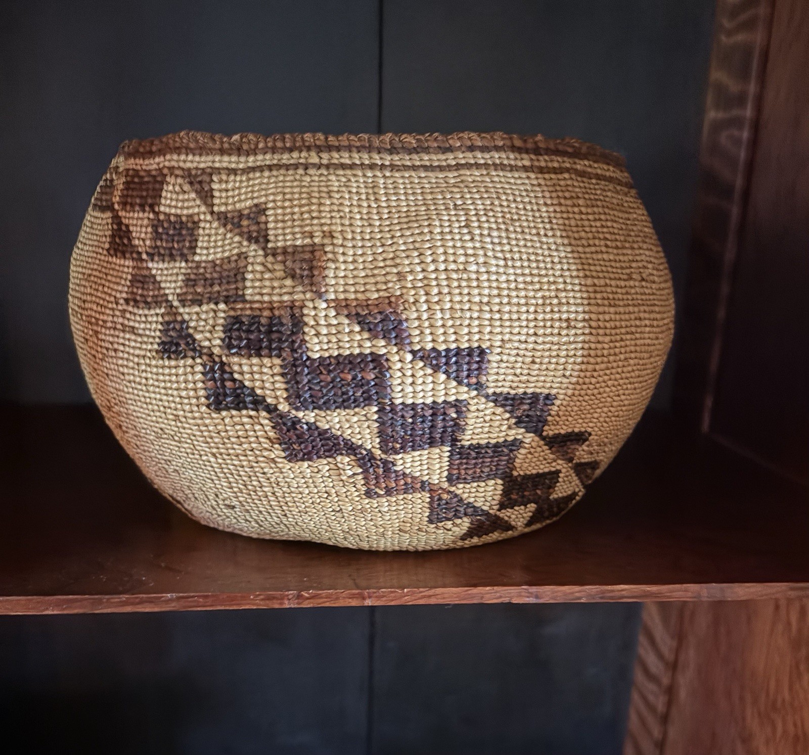 California Indian Basket Klamath Modoc Shasta or Pit