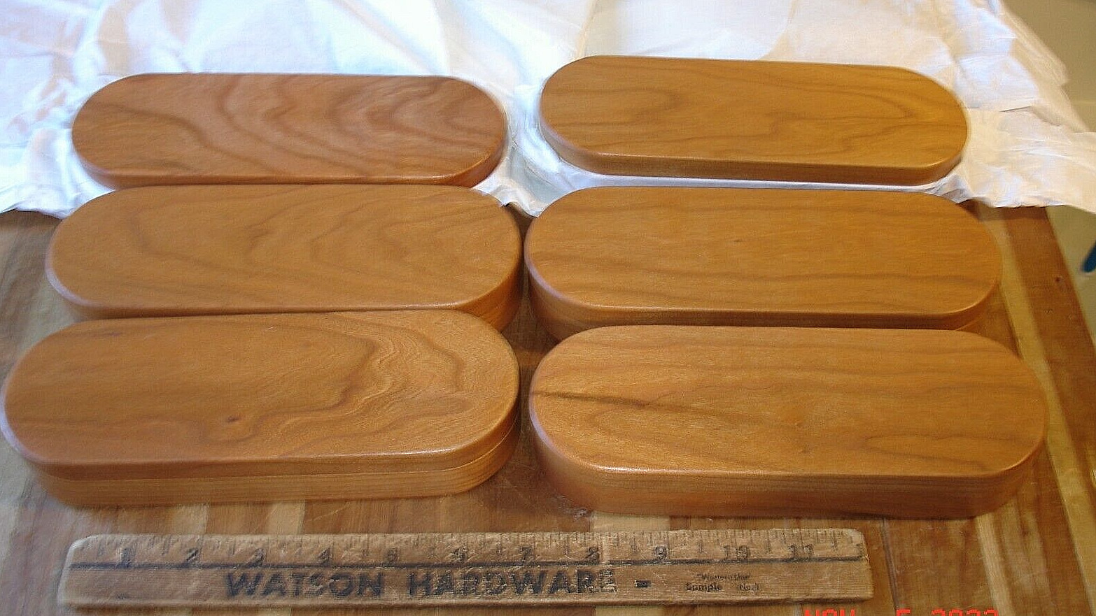 NEW BUCK KNIVES 196 MINI ALPHA HUNTER KNIFE DISPLAY BOX CASE BLACK FELT LINER