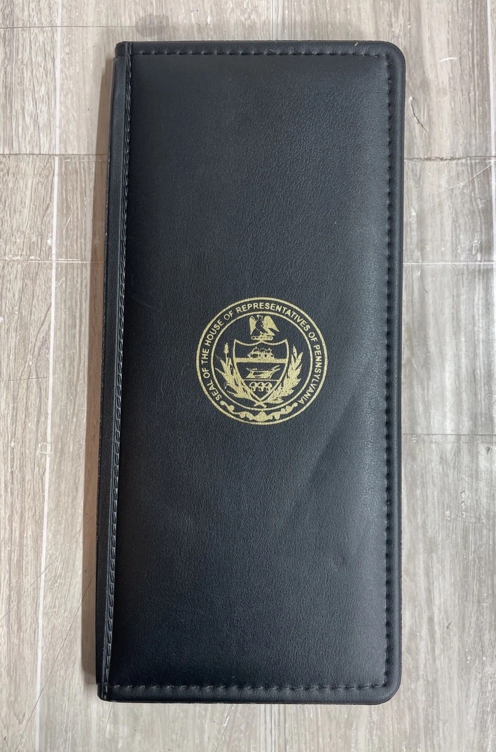 Seal Of The House Of Representatives Of PA Business Cars Holder Vintage