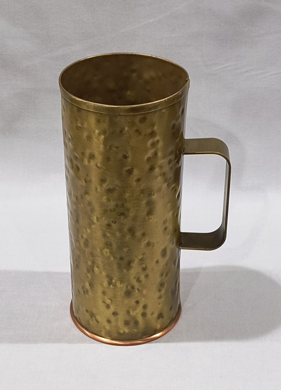 Brass Copper Matchstick Holder Cup Colony Metalsmiths of Virginia Denbigh