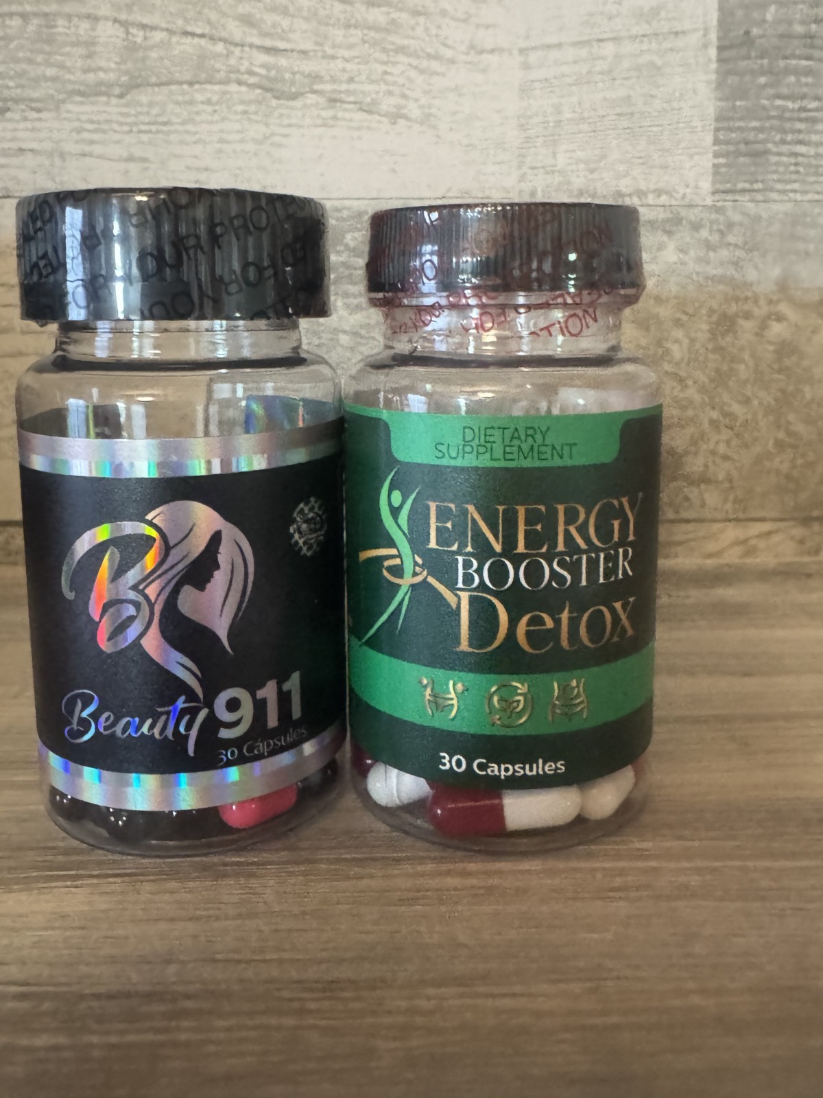 Beauty 911 and Energy Booster Detox combo fit pack