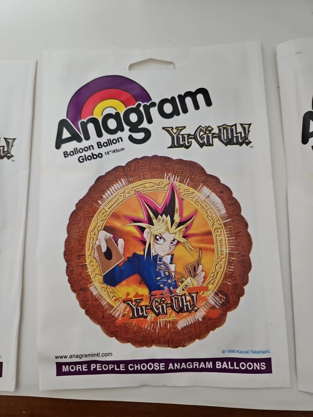 Vintage Yugioh Balloon U Choose-Dueling,Happy Birthday, Character Group Yu-Gi-Oh