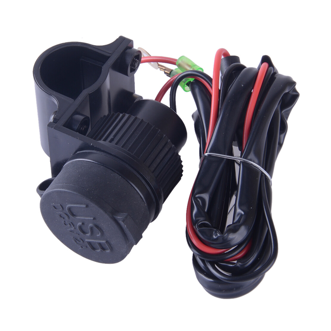 Dual USB Charger Outlet Socket Plug & Play Assy Fit for Honda CRF300L CRF250L