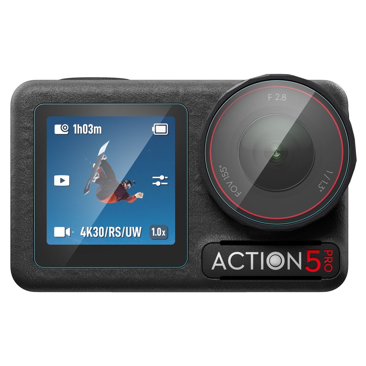 For DJI Osmo Action 5 | Spigen Glas.tR SLIM Screen Protector Multi Pack