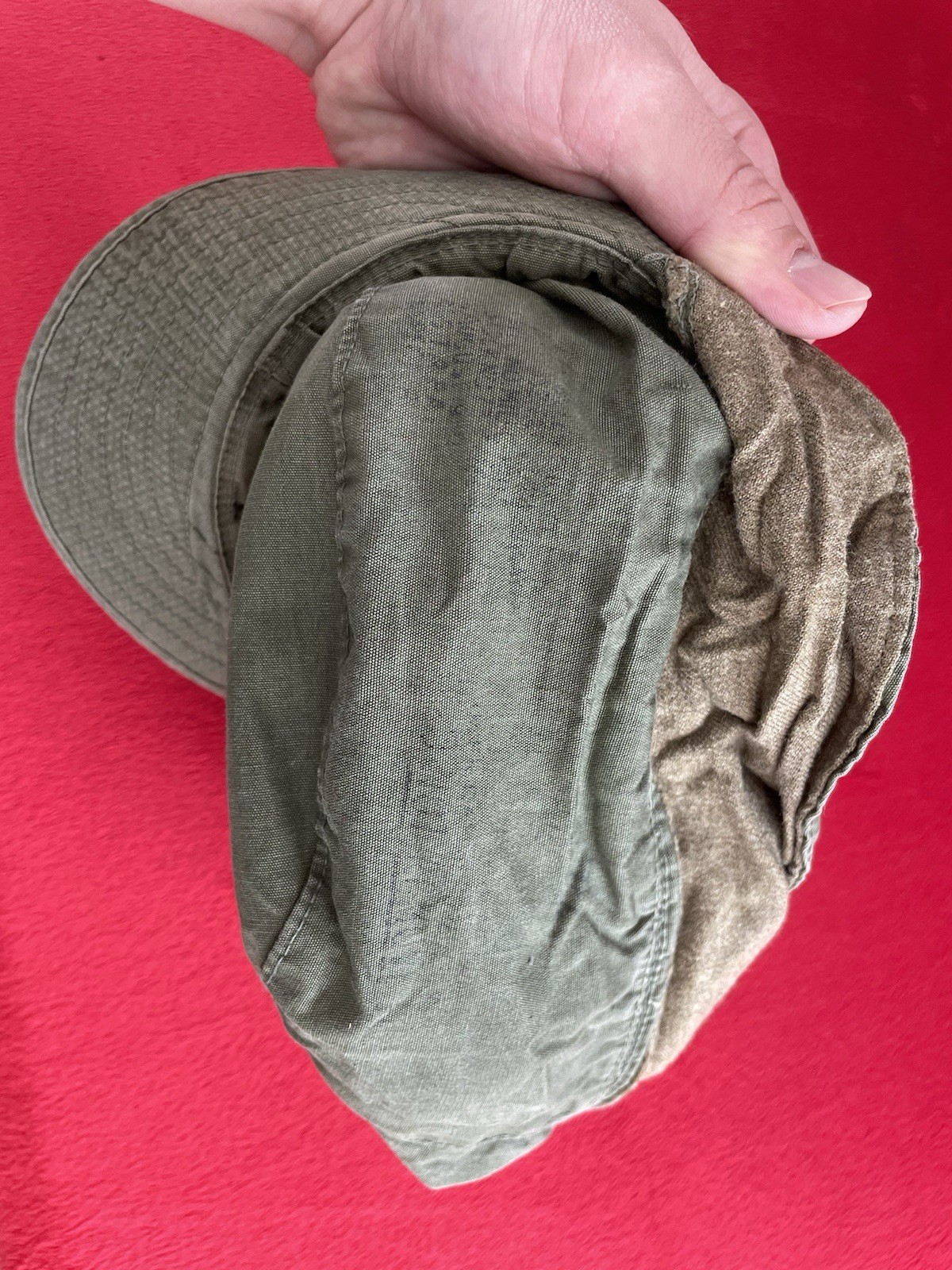 M-51 CAP Field, Cotton, Poplin, Wind Resistant OG size 6 7/8 Vintage Vietnam War