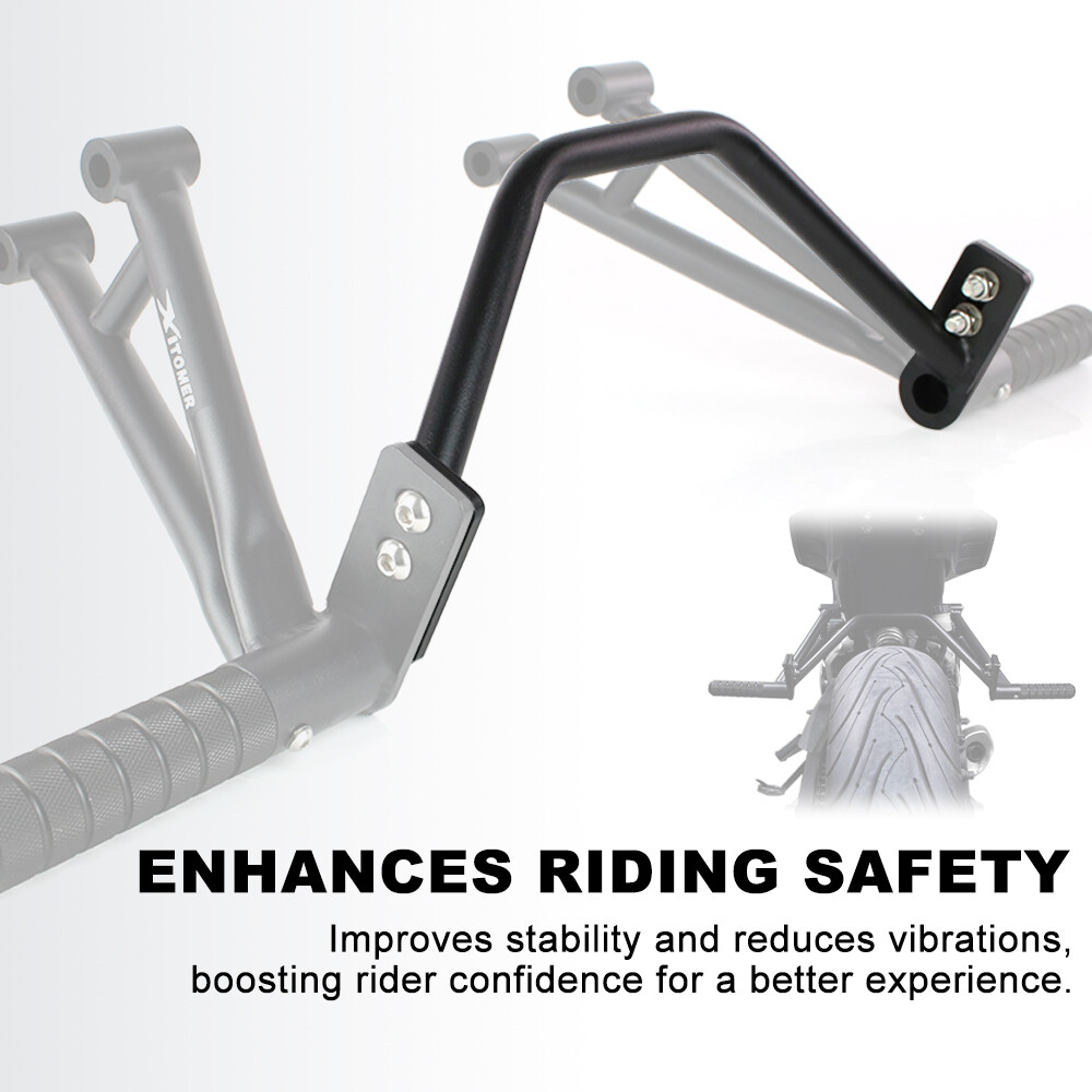 Fit For Yamaha FZ-07 / MT-07 2014-2025 Stunt Subcage Rear Footpeg Crash Bars