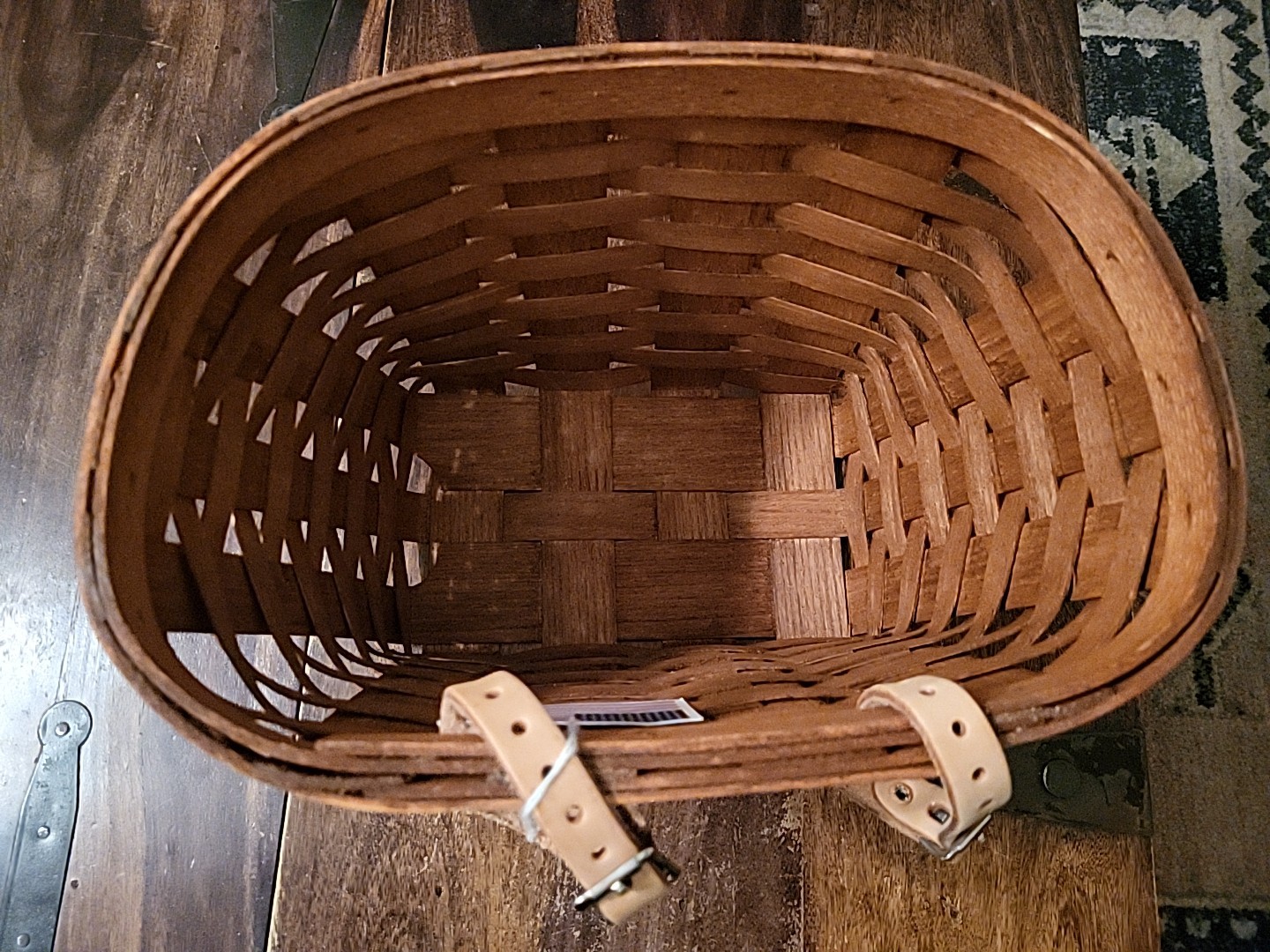 Detroit Bikes Large Front Handlebar Bicycle Walker Basket Honey Peterboro - Ash