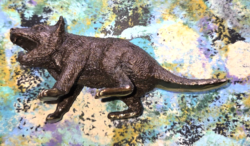 Eddie Wentorf Bronze Tasmanian Devil Sculpture Signed Art