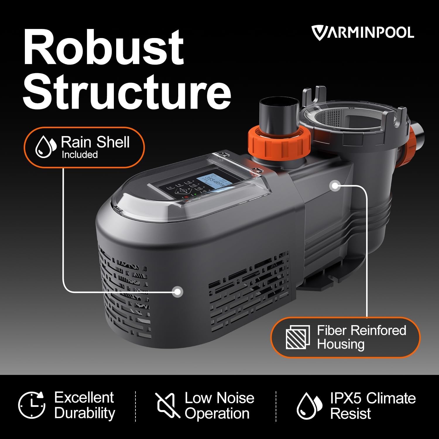 3.0 HP Variable Speed Inground Pool Pump