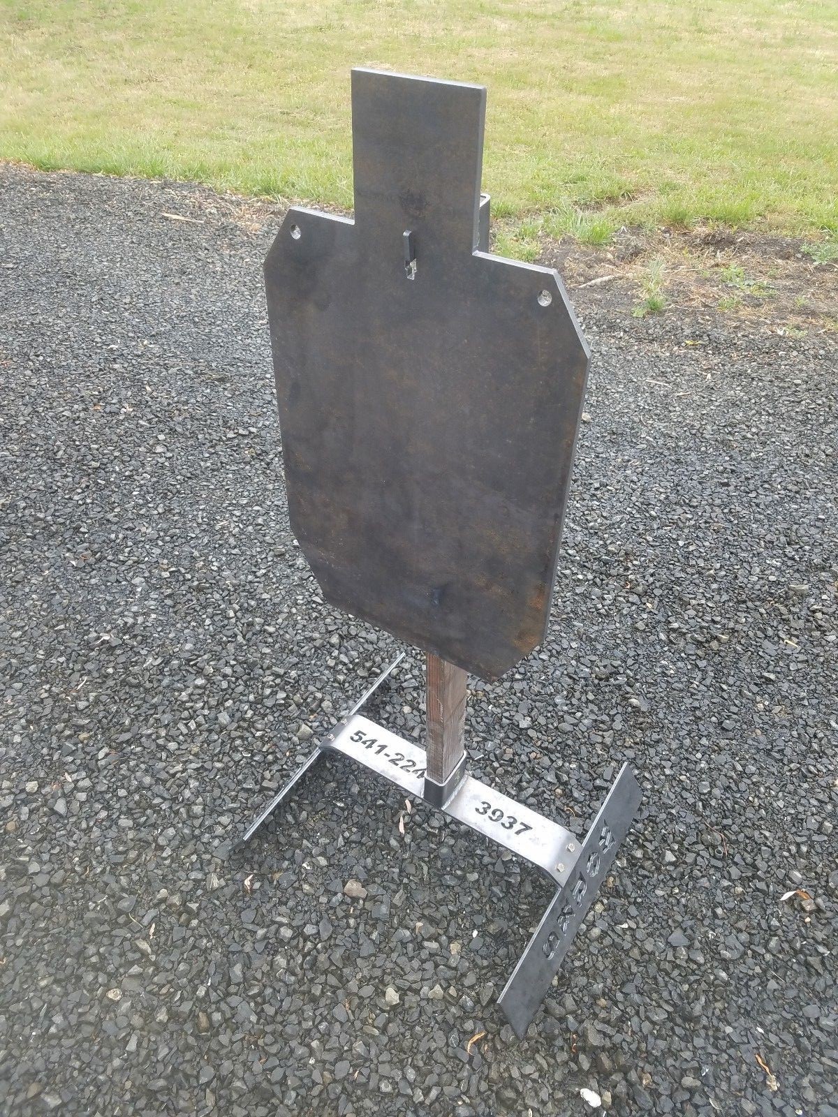 Steel Gong Target Stand W/ Torso Target 2/3 IDPA 12*20 AR500