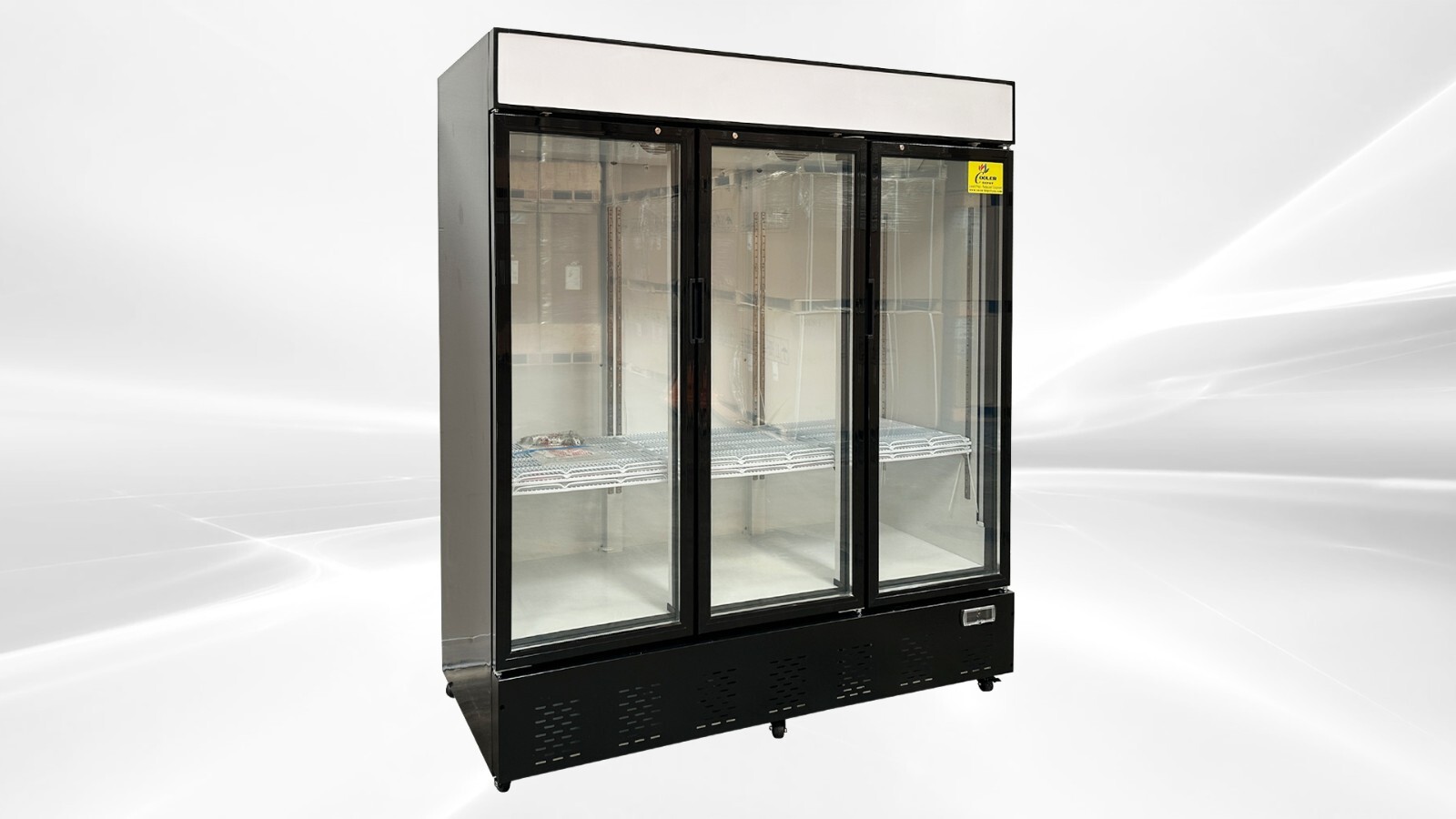 NEW 72" Commercial 3 Glass Door Merchandiser Refrigerator Display Cooler NSF ETL