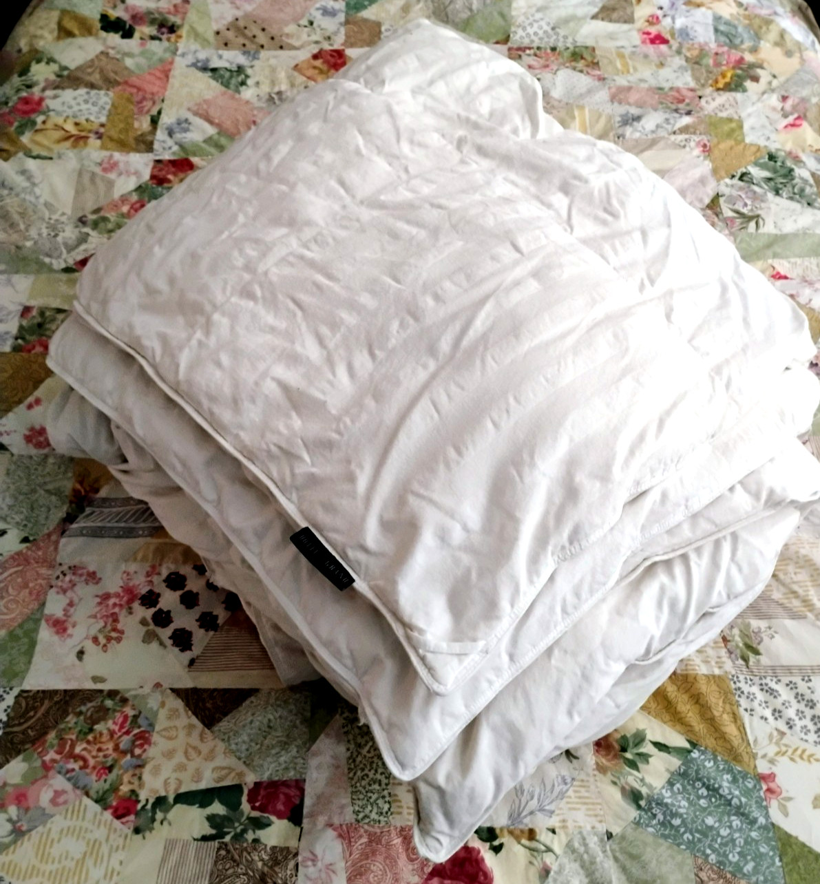 Blue Ridge Hotel Grand Down Duvet Insert King size Cotton White 88" x 104" USA