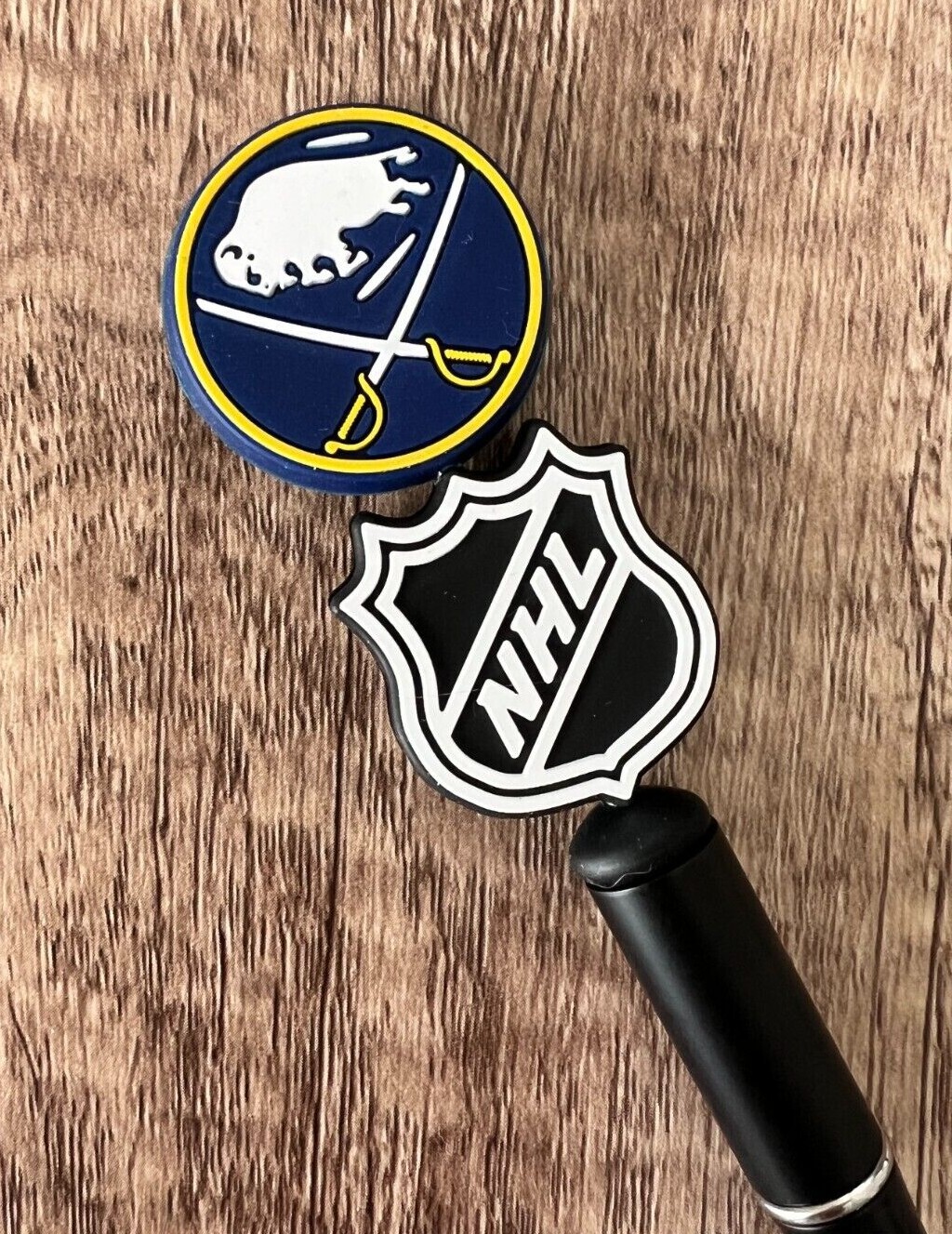 Handmade beaded pens. Hockey. Collect, gifts, gift basket filler, party