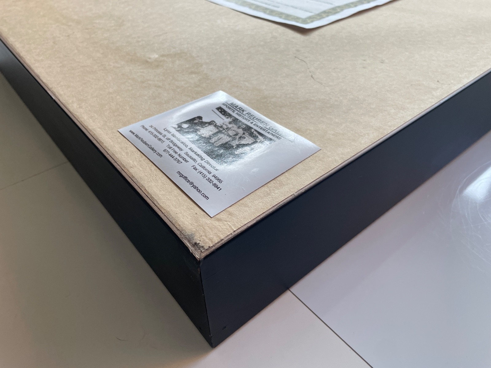 SF Giants Willie Mays & Willie McCovey Signed Baseballs framed w/photo. FREE S/H