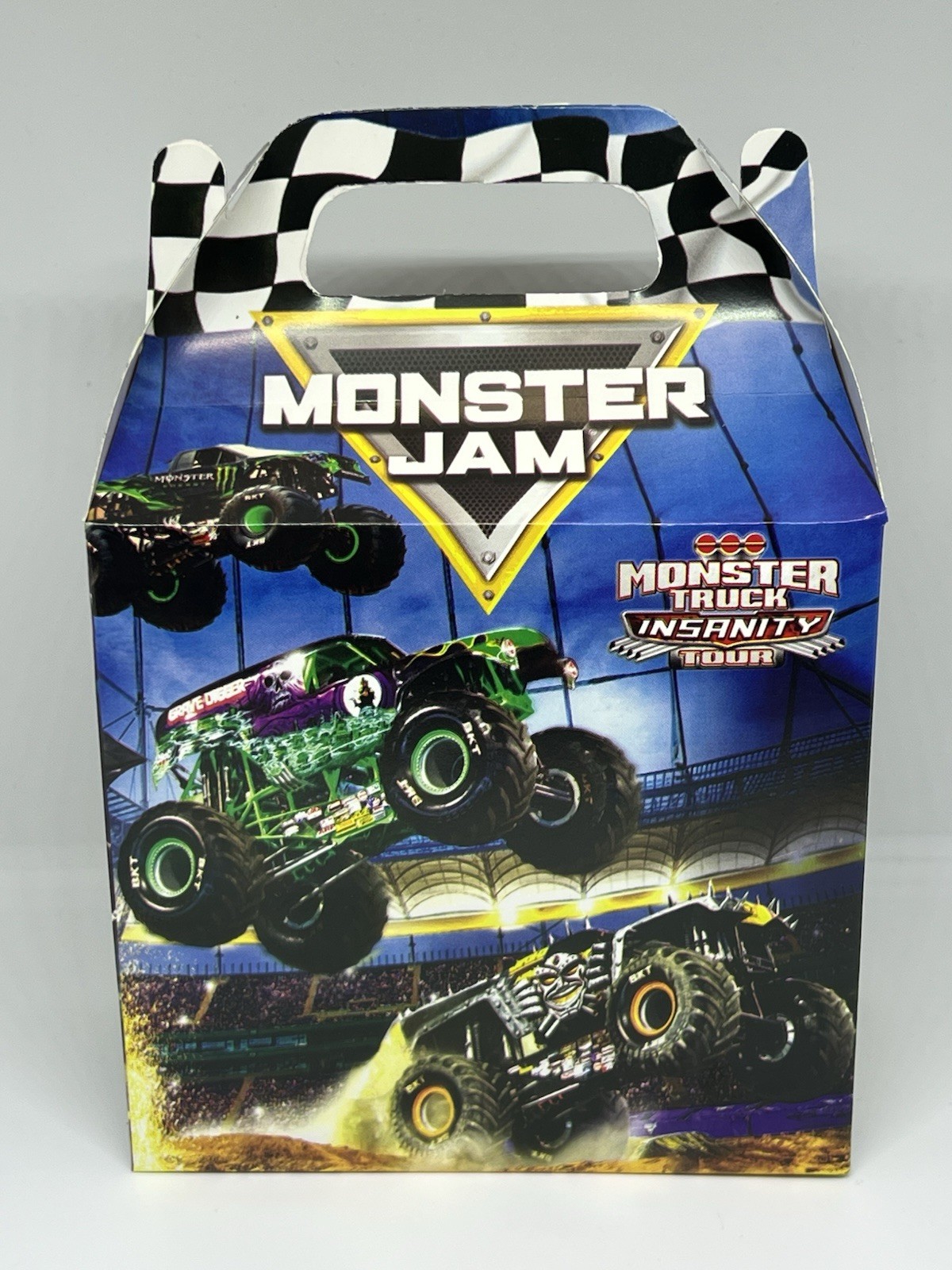 10 ct. Pack - MONSTER  JAM Candy Boxes / Paquete con 10 Cajas de MONSTER JAM