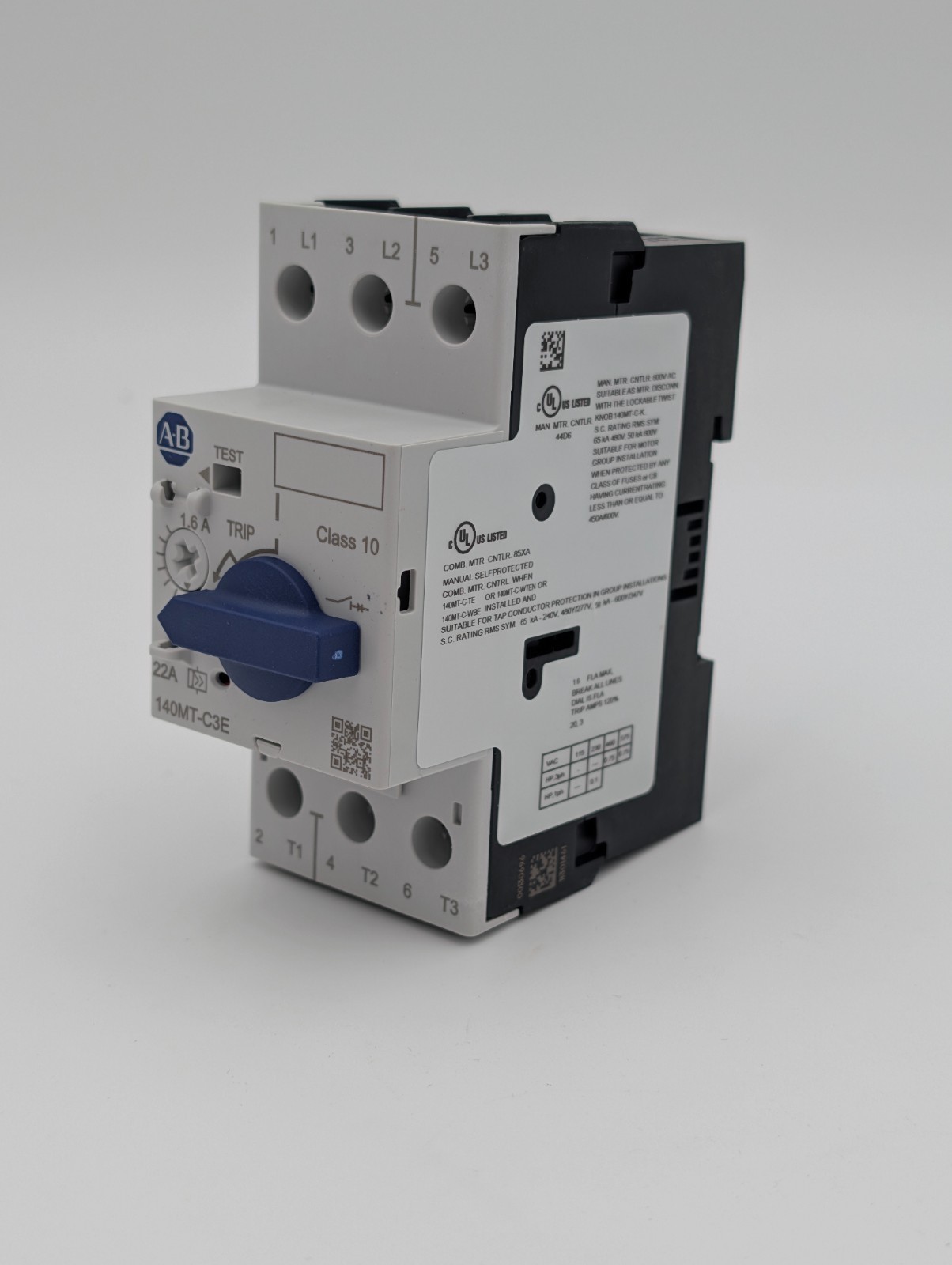 Allen-Bradley 140MT-C3E-B16 Circuit Breaker Standard Magnetic Trip inBox USSTOCK