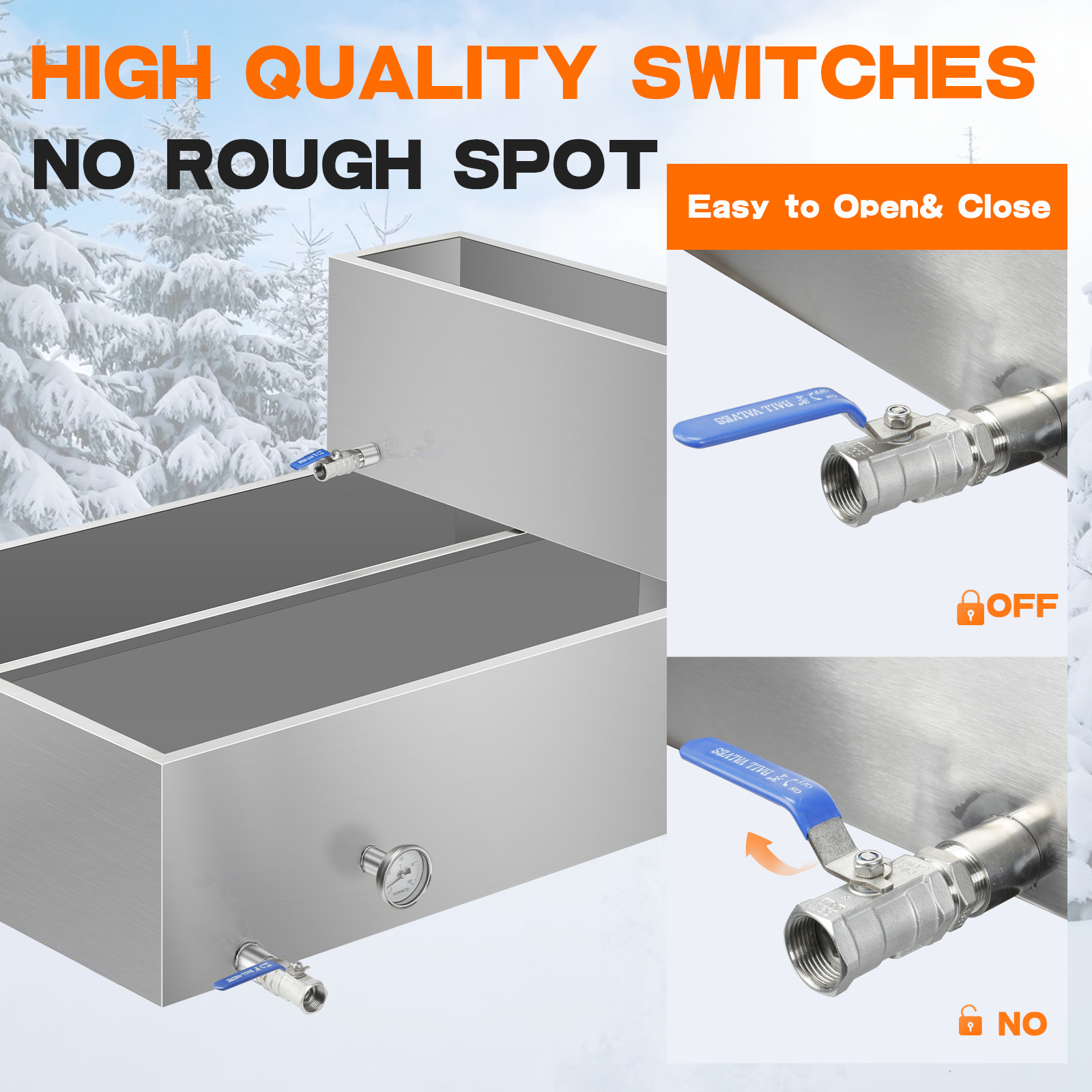 Maple Syrup Evaporator Pan, 304 Stainless Steel Feed Pan for Boiling Maple Syrup